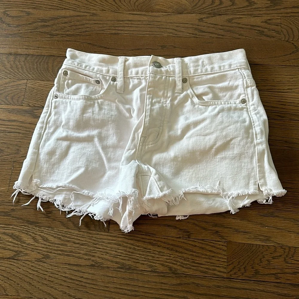 Madewell Women’s White Jean Shorts - Size 23